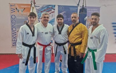 TAEKWONDO: Cuatro alumnos de la escuela municipal de Trenque Lauquen recibieron el cinturón negro
