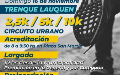 Atletismo: El cierre del campeonato Maratón Seis Ciudades será el domingo 16 de noviembre en Trenque Lauquen