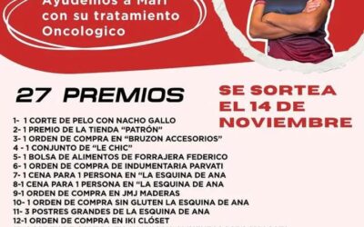 Rifa a beneficio de la profe Mari