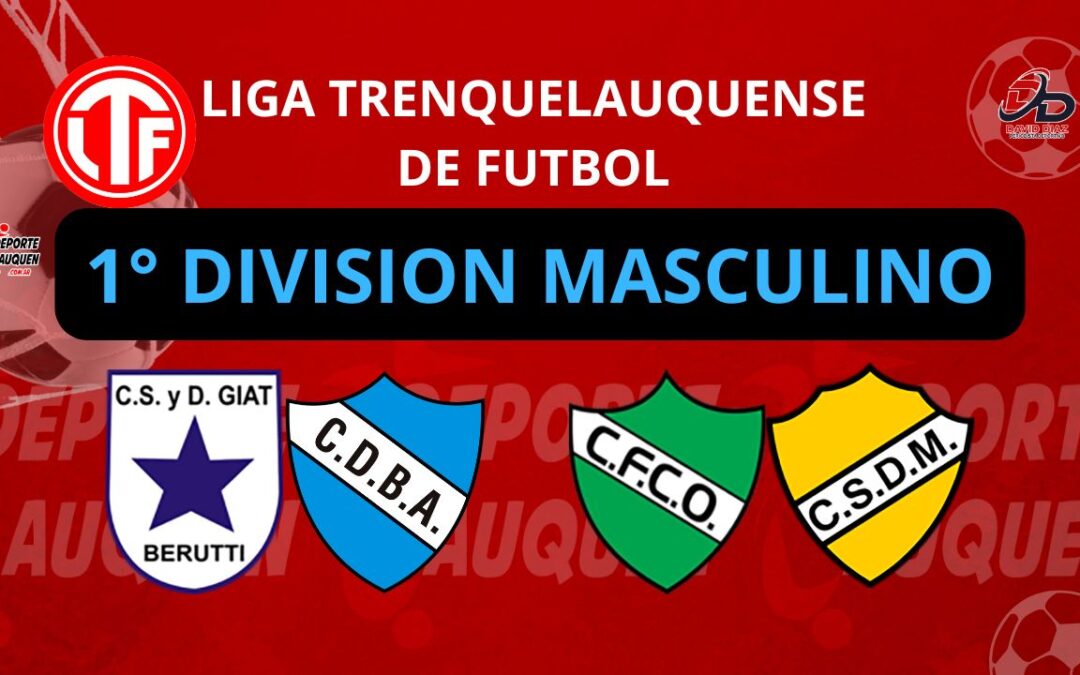 Liga Trenquelauquense 1° División – GIAT y Monumental clasificaron en la Zona A, empate entre Ferro y Barrio para que clasifiquen los dos en la Zona B