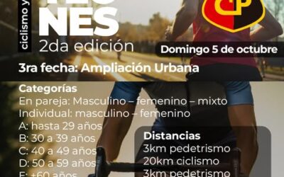 DUATLON: Este domingo se disputará la tercera fecha del certamen regional en la Ampliación Urbana