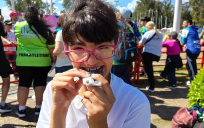 juegos Bonaerenses 2025: Atletismo especial, Sofía Cobino logro medalla de plata en los 100 mts PCD