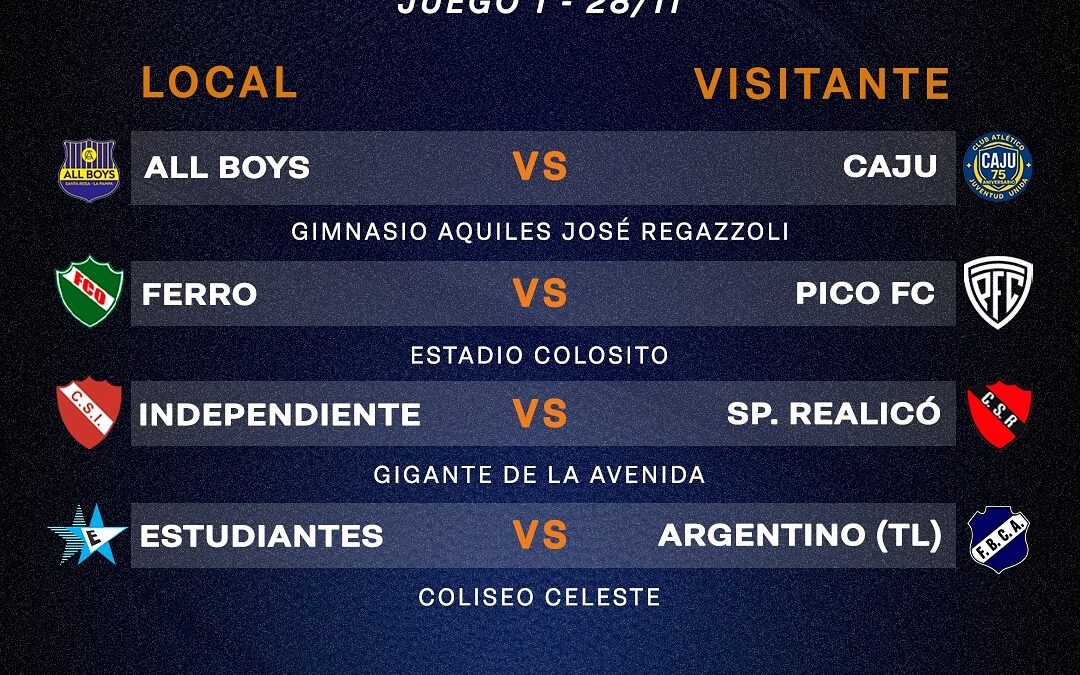 FEPAMBA: finalizó la etapa regular, Argentino enfrentará a Estudiantes en cuartos