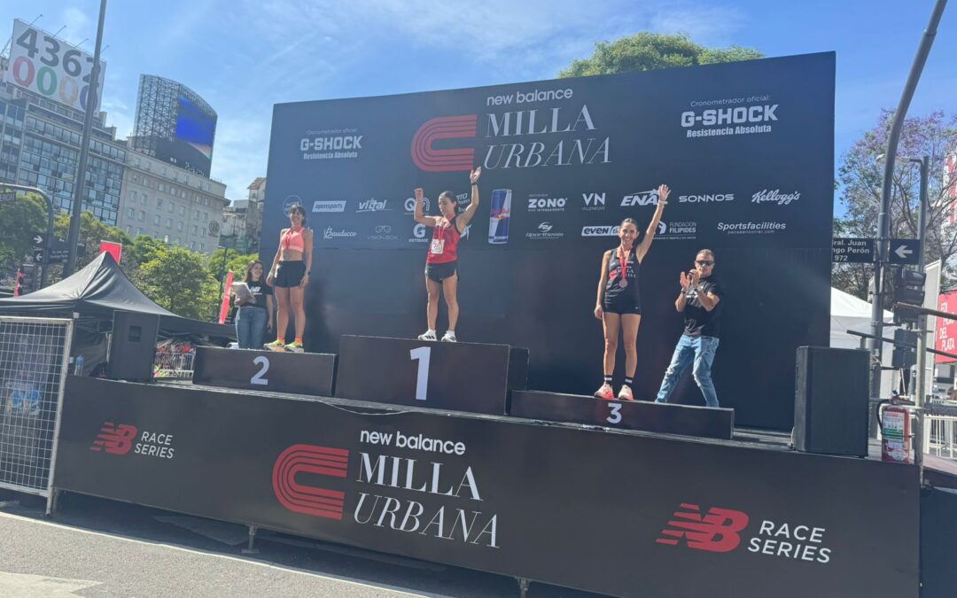 Giuliana Antelo hizo podio en NB MILLA URBANA BUENOS AIRES