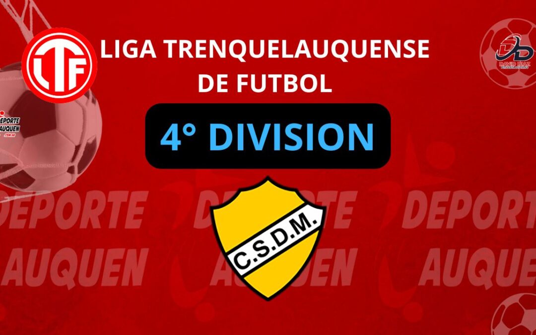 Liga Trenquelauquense 4° División: goleada de Monumental para quedar como escolta en el Clausura