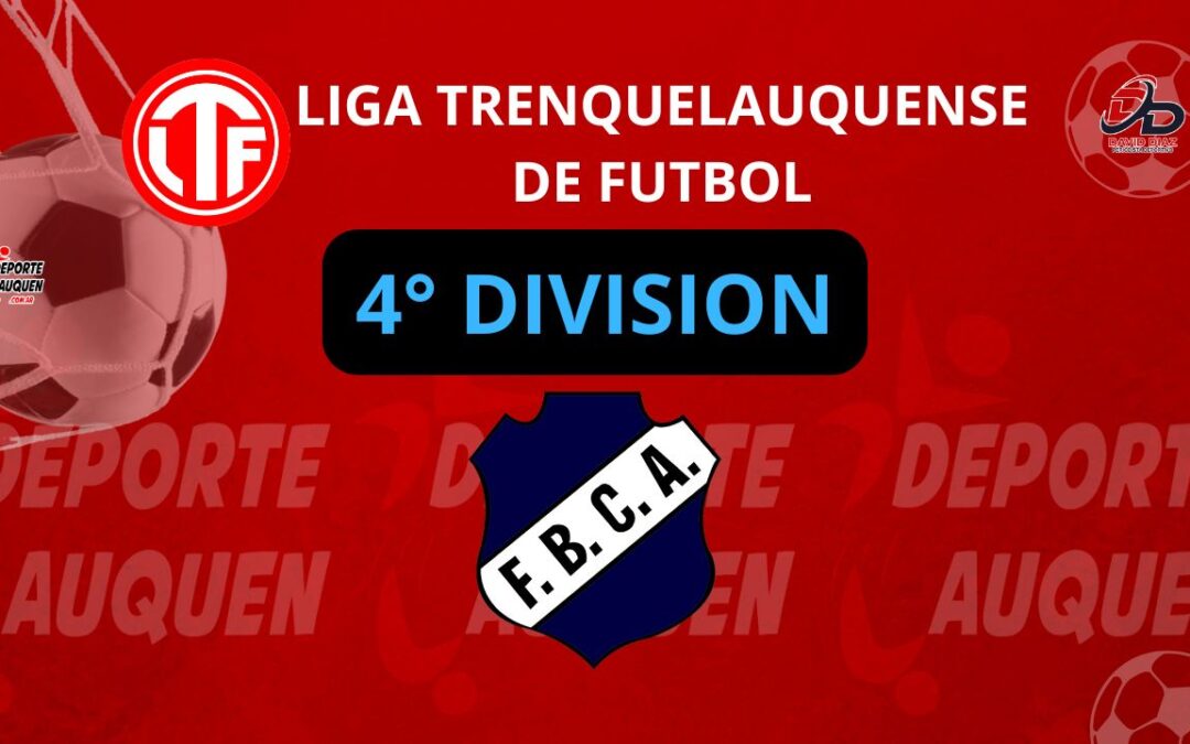 Liga Trenquelauquense 4° División: FBC Argentino es el Campeón del Clausura 2025. La Final del Año se jugará entre Atlético Trenque Lauquen y «el Decano»