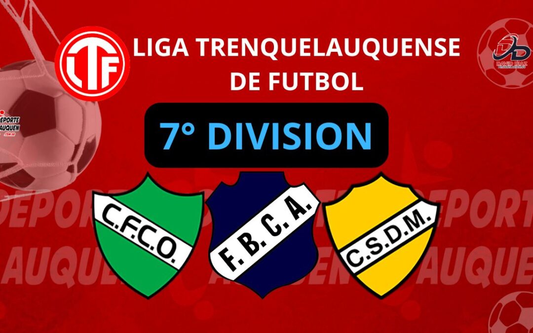 Liga Trenquelauquense 7° División: se cerró el Clausura con triunfo de Huracán. Ferro, Argentino y Monumental definen al campeón del año 2025