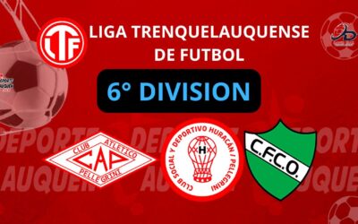 Liga Trenquelauquense 6° División: finalizó el Clausura con victorias de Argentino y Atl. Pellegrini. El campeón del año se define entre Huracán, Ferro y «el expreso»