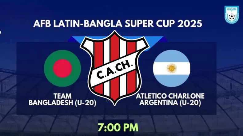 Atlético Charlone representa a Argentina en un Torneo Internacional en Bangladesh