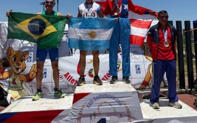 Atletismo Master: El pampeano Fabián Schelske logro récord nacional master en el salto triple
