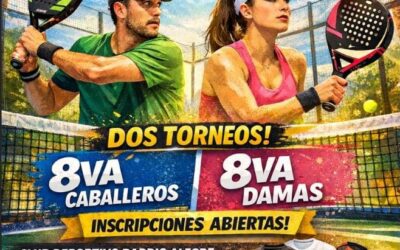 PADEL: Entre viernes y domingo se disputará Torneo de Verano en Barrio Alegre