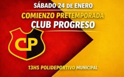 Fútbol: Club Progreso inicia Pretemporada
