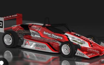 El diseño del auto para la continuidad de Francisco Olaverria en la Fórmula 3 Metropolitana