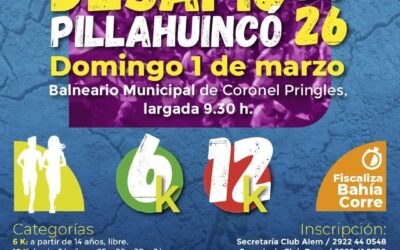 Atletismo: Se disputará el Desafío Pillahuinco en Coronel Pringles