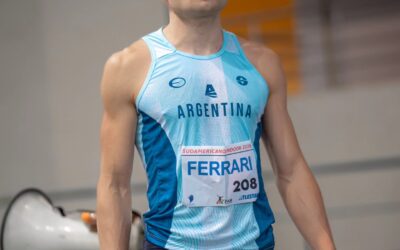 Atletismo: El saltador Luciano Ferrari una de las figuras argentinas en el sudamericano Indoor en Bolivia