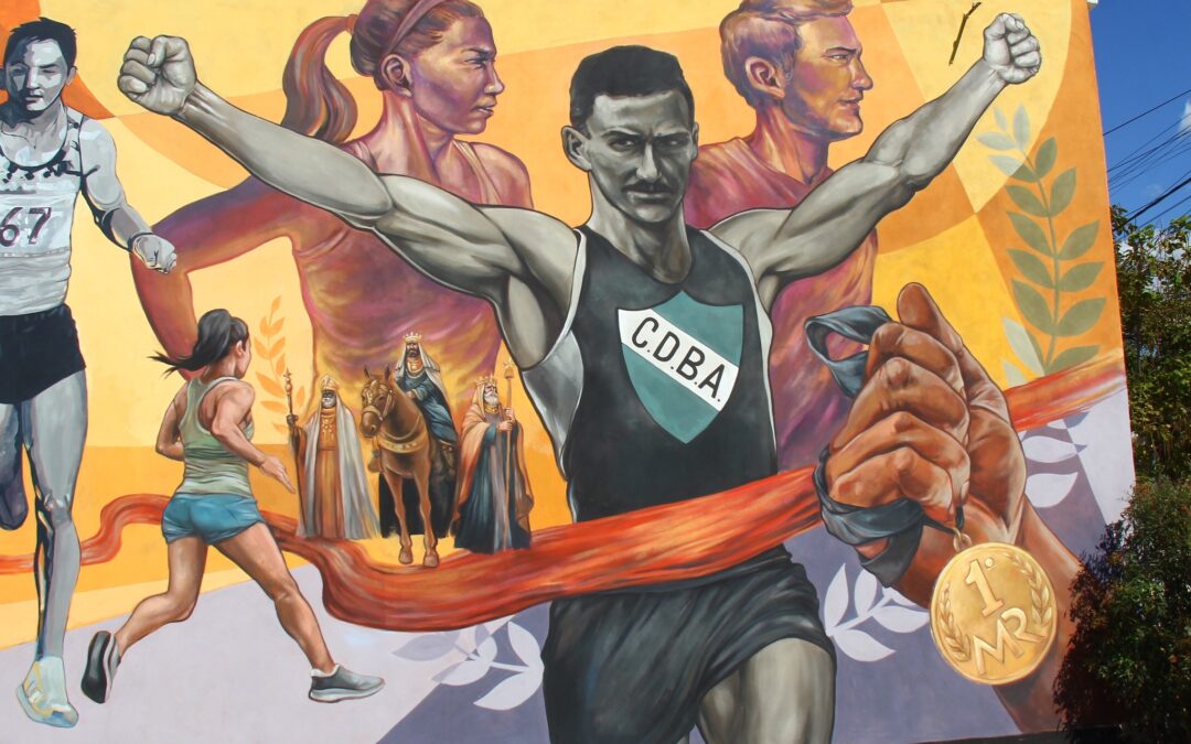 SE INAUGURU EL MURAL DE LA MARATON DE REYES CLUB BARRIO ALEGRE