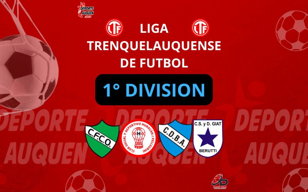 Liga Trenquelauquense 1° División – En el cierre de la Fecha 1, triunfos de Ferro, Huracán, Barrio Alegre y GIAT