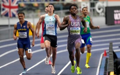 Atletismo: Elian Larregina se clasificó para la semifinal en el Mundial Indoor que comenzó este viernes en Polonia