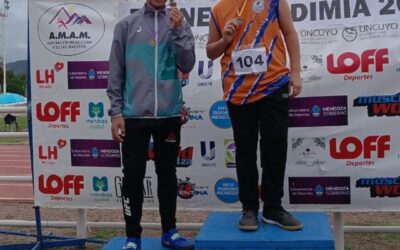 Atletismo: Otra destacada actuación de grupo PUA en el tradicional torneo de la Vendimia en Mendoza