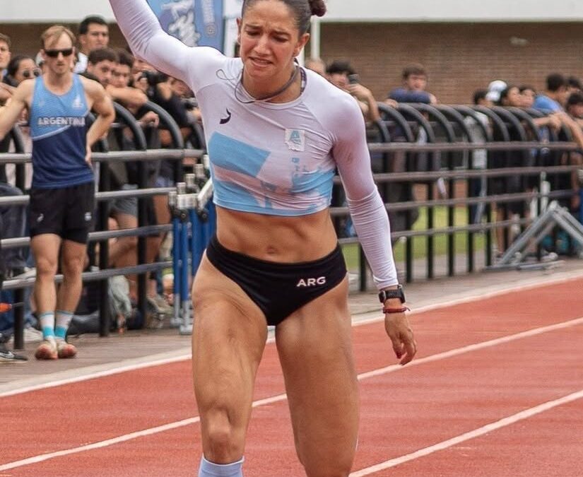 Atletismo: Doble récord nacional sub 23 y sub 20 en los 100 metros para Milagros D Amico