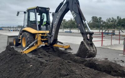 Automovilismo: Se realizan trabajos en el autódromo de la ciudad de 9 de Julio