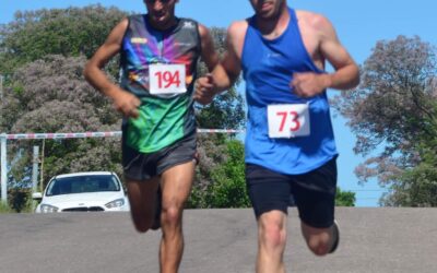 Atletismo: Carlos Reyes y Ornella Mandrini ganaron los 7 kms de la prueba Solidaria corrida en Tres Lomas
