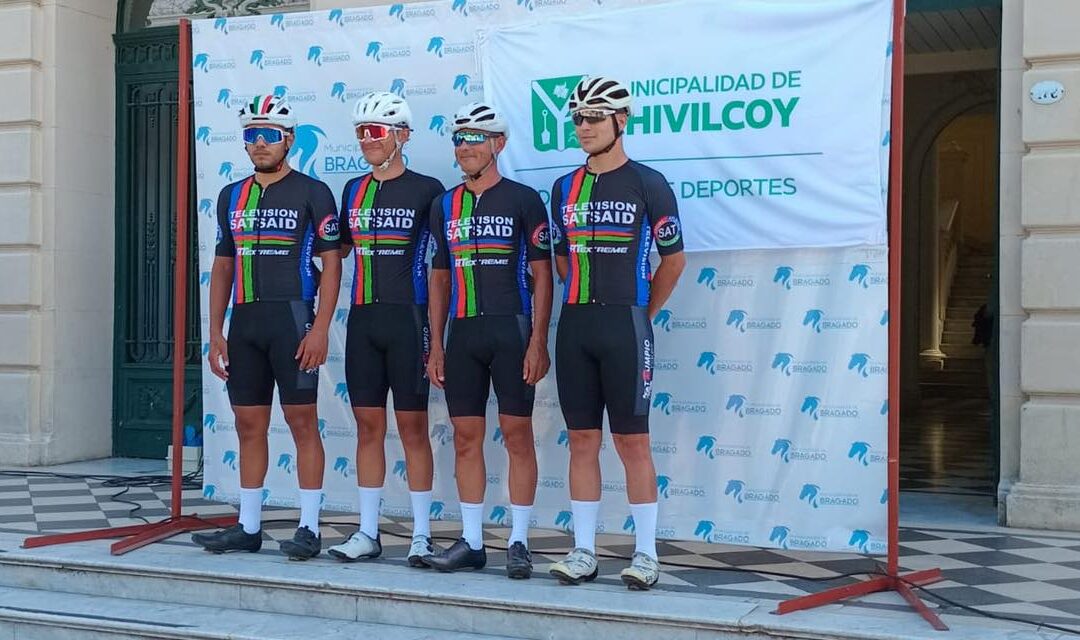 CICLISMO: Román Mastrángelo del equipo de Saladillo se quedó con la primera etapa de 89 Doble Bragado