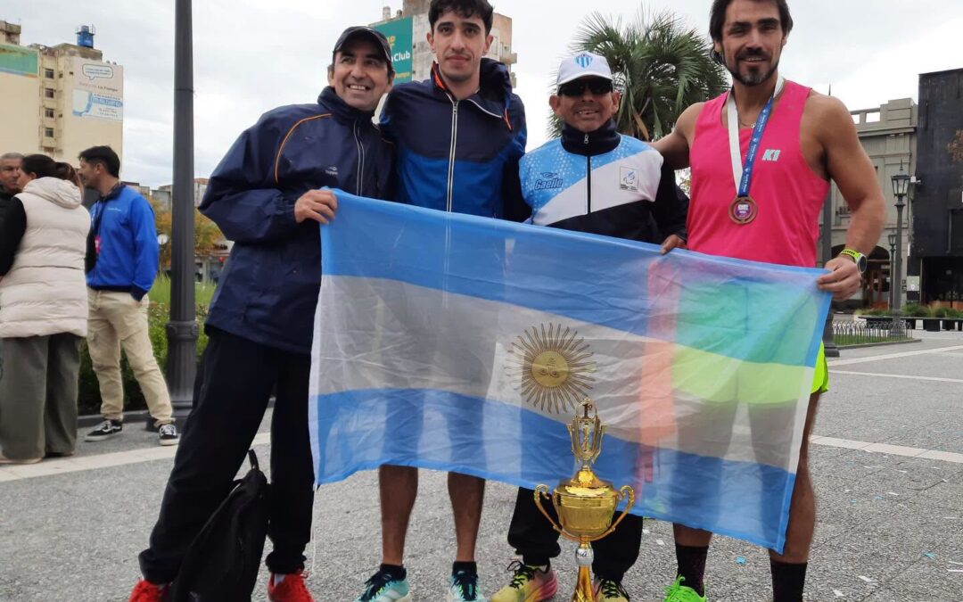 Atletismo: En busca de clasificar para los Paralímpicos de Los Angeles 2028, el maratonista ciego Hugo Acuña batió su record en los 42 kms