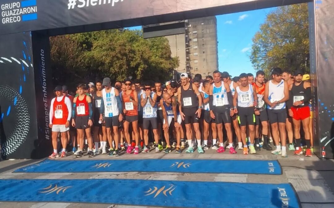 Atletismo: Manuel Amicone y Natalia Velazquez ganaron los 7 kms de la corrida atlética en 9 de Julio