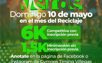 Atletismo: El próximo domingo 10 de mayo se realizará la segunda edición de la prueba atlética Carrera Verde 6 km