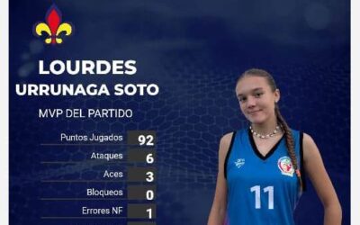 Vóley: Lourdes Urrunaga Soto debutó en su nuevo equipo «Bahiense del Norte»