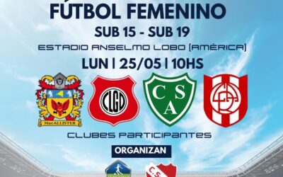 FUTBOL: Este lunes se realizará un interesante encuentro de categorías femeninas en América