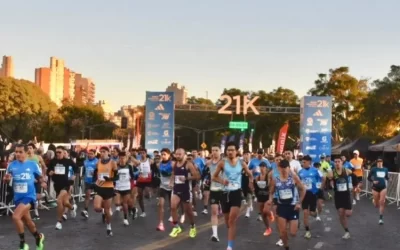 Atletismo: El chubutense Bruno Alvarez y la boliviana Jhoselyn camargo ganaron los 21 kms de Rosario