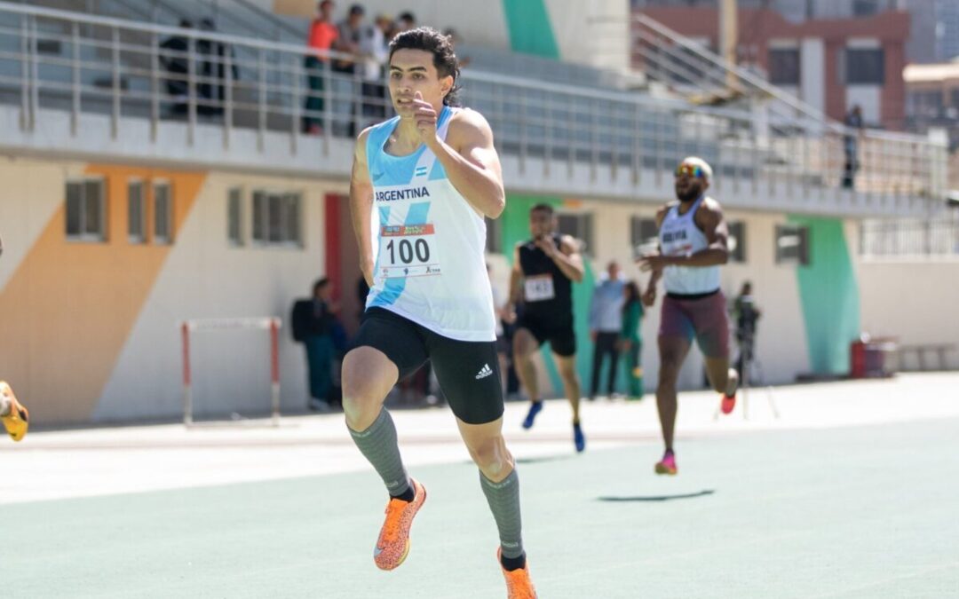 Atletismo: El velocista mendocino Agustín Pinti se destaco en pruebas de 200 y 400 metros en Colombia