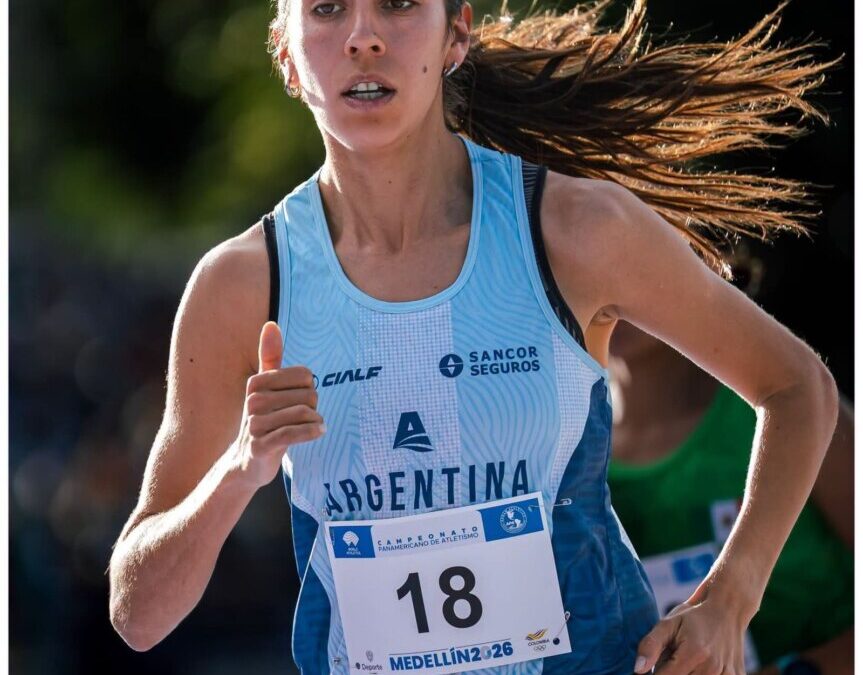 Atletismo: Luego de ser plata en 1.500, la marplatense Micaela Levaggi gano el oro en la prueba de 3 mil