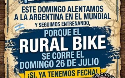 Rural Bike: Por la final del mundial de fútbol, la prueba del club Ciclista fue postergada para el domingo 26