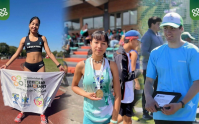 Atletismo: Renata Barragán, Santiago Madroñal y Morena Flores representarán a la provincia en el Campeonato Argentino de Mayores