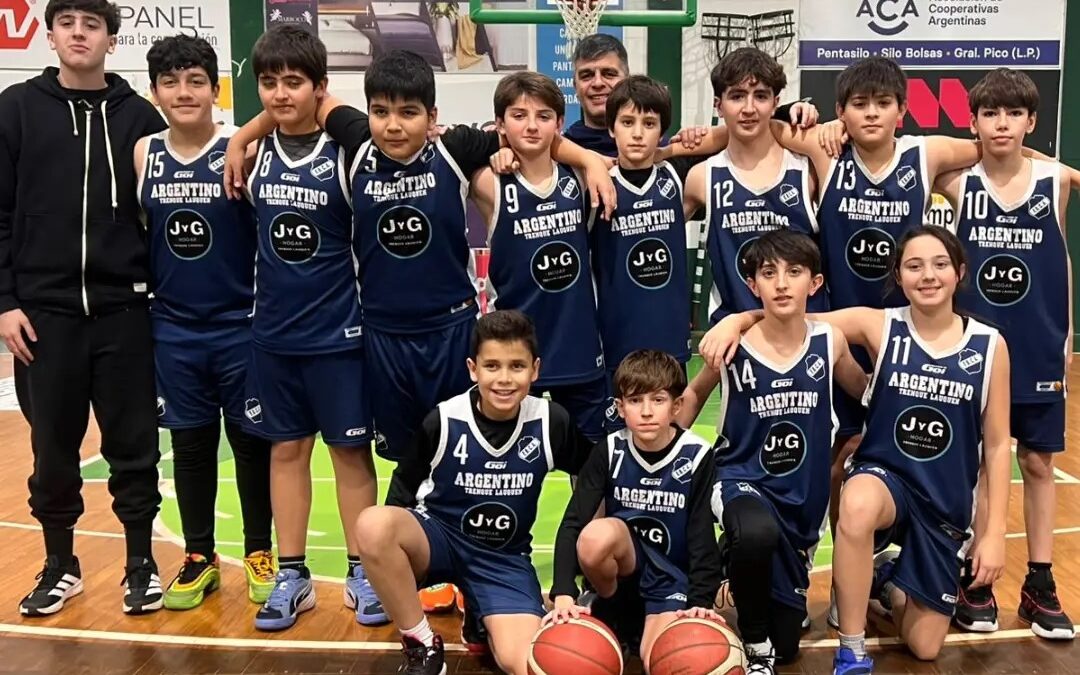 Básquetbol: El semillero de Argentino brilló en el Final Four de la Copa de Oro a nivel provincial
