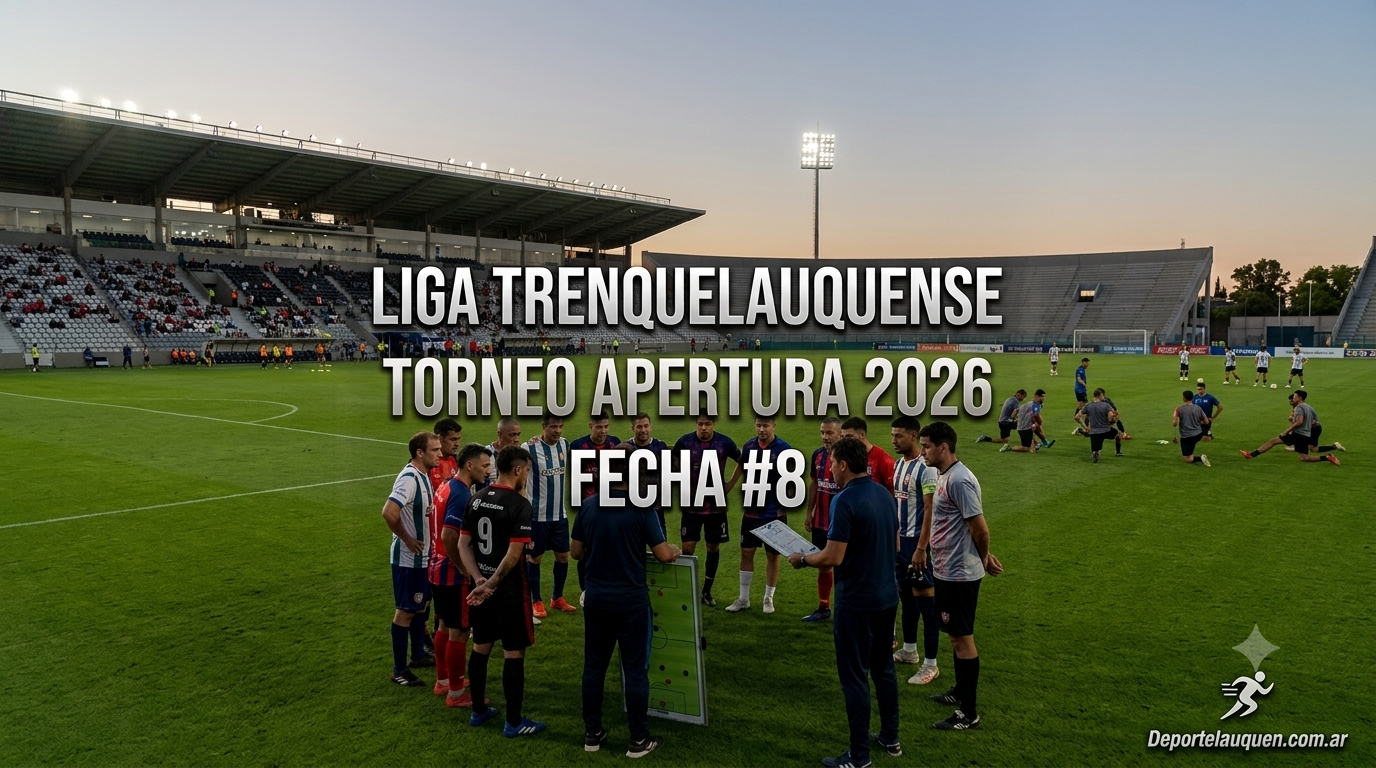 LIGA TRENQUELAUQUENSE TORNEO APERTURA 2026 FECHA 8