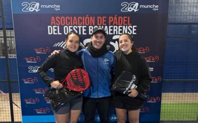 Pádel: Las hermanas Zugasty gritaron campeonas en la 2da. fecha de la APOB y hubo una lluvia de ascensos