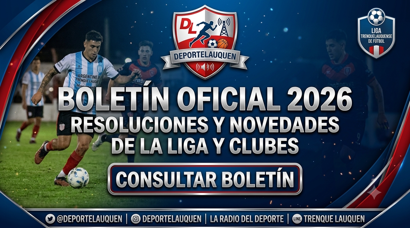 LIGA TRENQUELAUQUENSE BOLETIN 2026