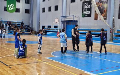 Se realizó un encuentro de minibásquetbol en el Polideportivo municipal