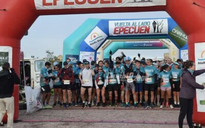 Atletismo: lucas Negro y Andrea Changazzo ganaron los 21 kms de la Vuelta al Lago 2026 en Epecuen