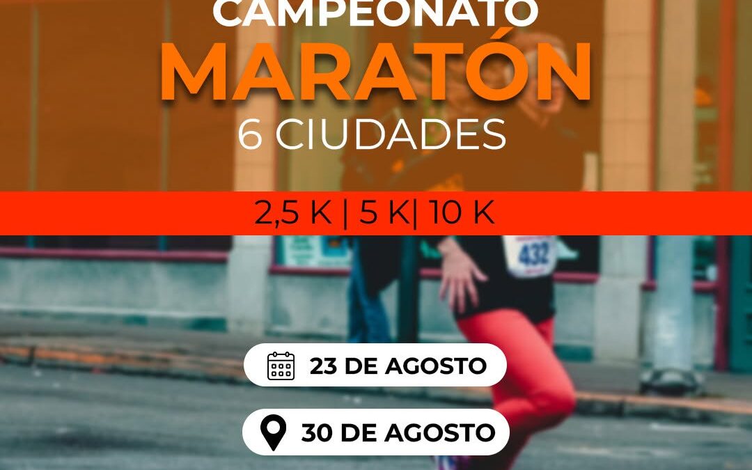 Atletismo: Ya se inscribe para la carrera del 23 de agosto en el Treinta por el certamen atlético Seis Ciudades