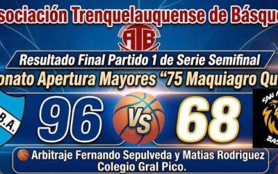 Básquet: Barrio Alegre sacó una gran ventaja en la ida y Los de Siempre ya se metió en la final de la ATB