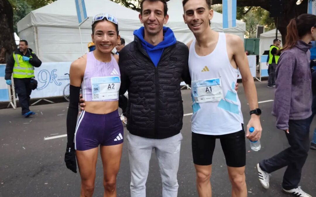 Atletismo: Juan Dutari y Nelida Peñaflor ganaron la prueba de 9 kms de la «Indepedencia» en Palermo