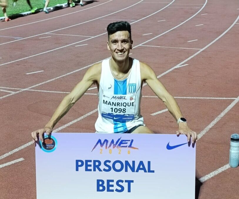 Atletismo: Mejor marca personal para Fabián Manrique en los 5 mil en el meeting de Lyon