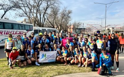Histórico: Tres atletas de Trenque Lauquen brillaron en los podios de la multitudinaria «Carrera de la Virgen» en Luján