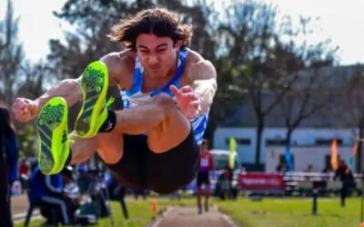 Atletismo: Martín Saavedra batió el record nacional y obtuvo título en el salto en largo en Rosario