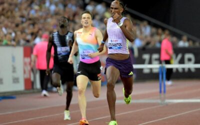 Atletismo: El brasileño Alinson dos Santos batió el récord mundial de los 400 metros con vallas